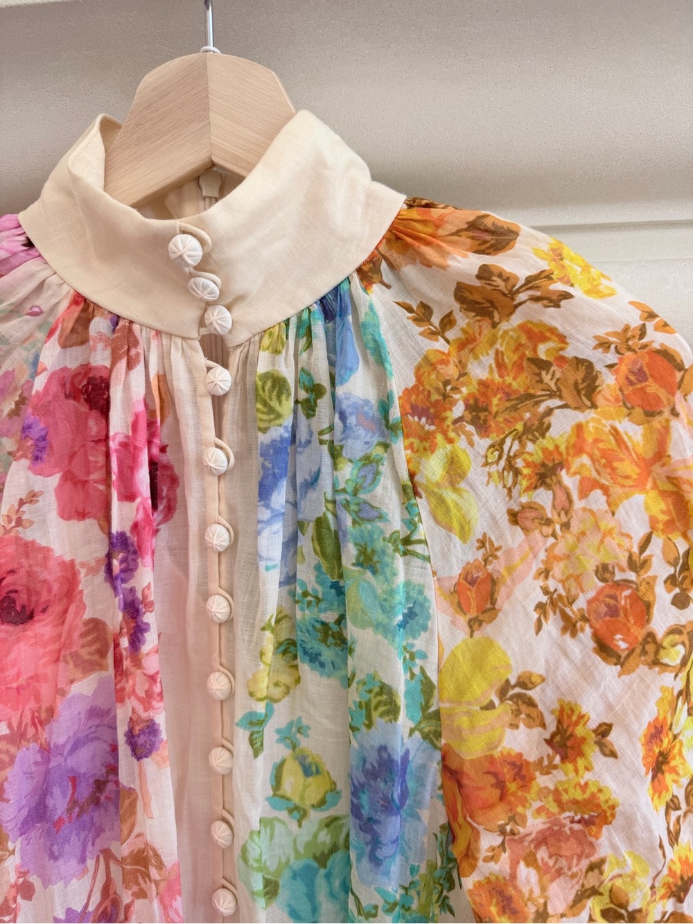 Zimmerman Raie Lantern Dress - Picture 2 of 10